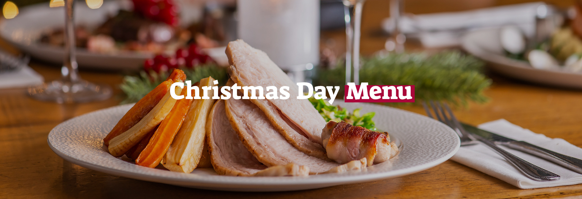 Christmas Day Menu at Hawkins Forge