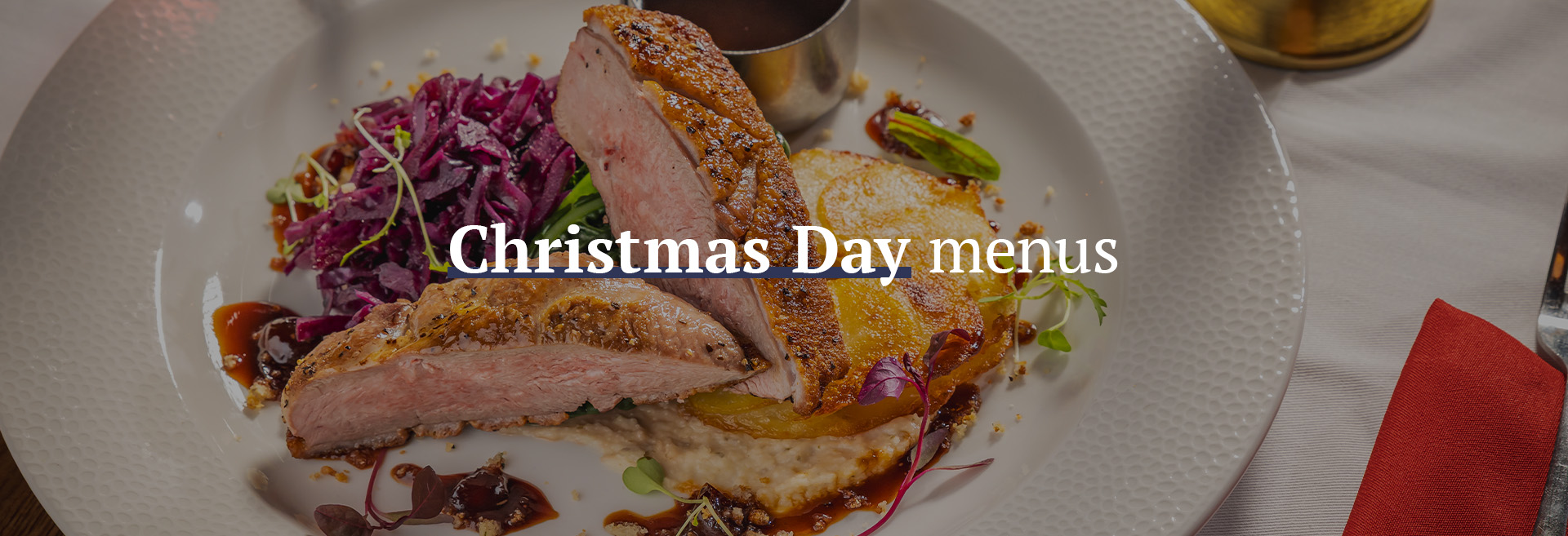 Christmas Day Menu at Hawkins Forge